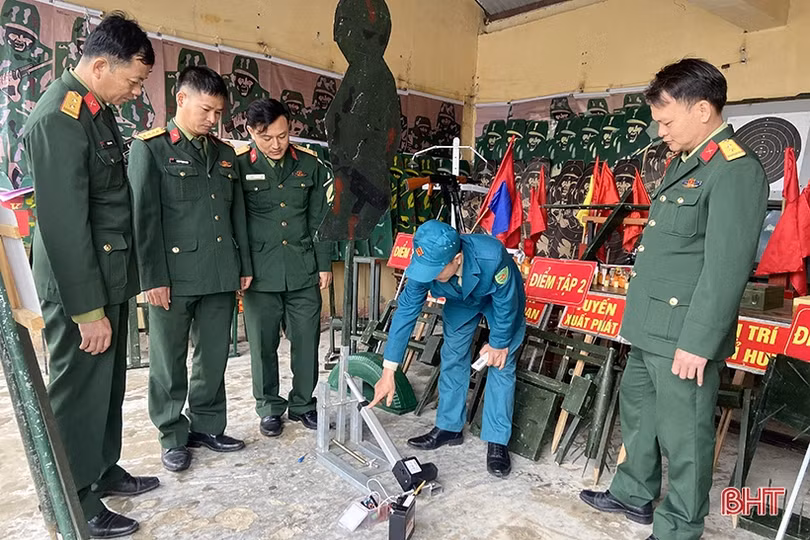 Bộ CHQS tỉnh Hà Tĩnh kiểm tra công tác chuẩn bị ra quân huấn luyện