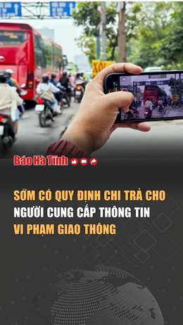 Sớm có quy định chi trả cho người cung cấp thông tin vi phạm giao thông