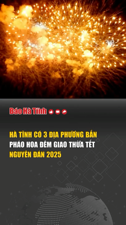 Hà Tĩnh có 3 điểm bắn pháo hoa đêm giao thừa Tết Ất Tỵ