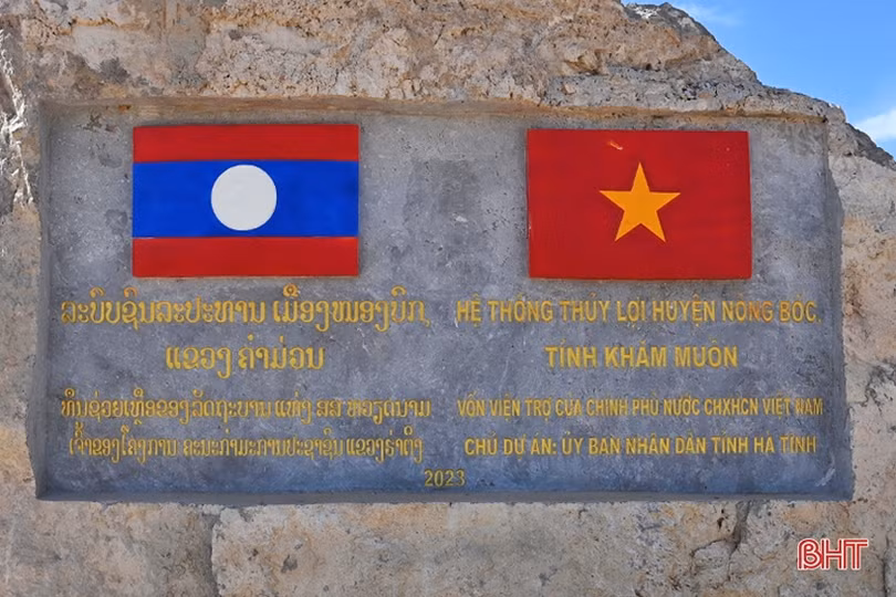 Thủy lợi Nỏng Bốc - mát đồng ruộng, vun đắp tình hữu nghị Việt - Lào