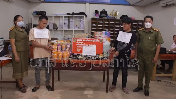 Tỉnh của Lào giáp Hà Tĩnh thu giữ gần 1.000 gói ma túy núp bóng cà phê
