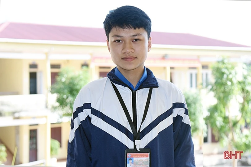 Nam sinh vượt khó, 3 năm liền đạt học sinh giỏi tỉnh Hà Tĩnh