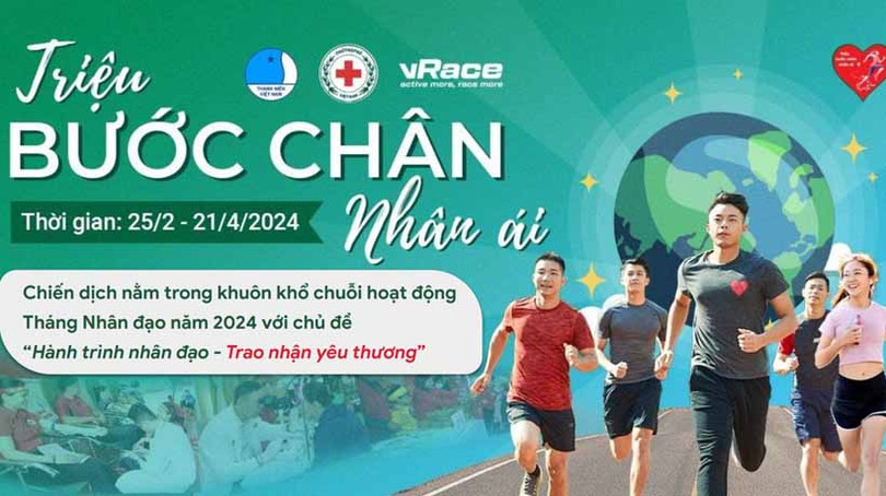 Phát động chiến dịch “Triệu bước chân nhân ái