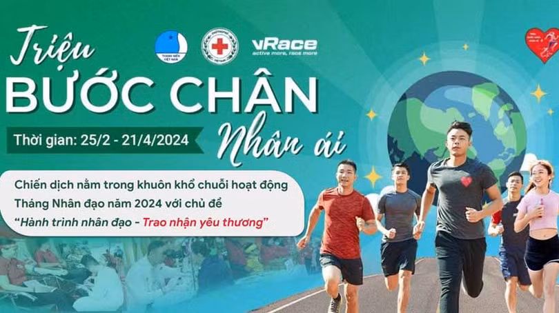 Phát động chiến dịch “Triệu bước chân nhân ái