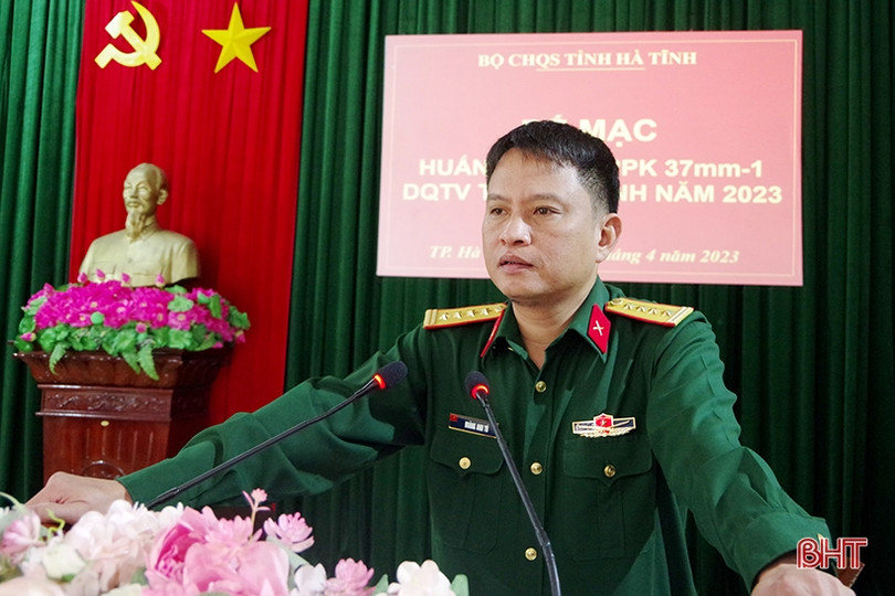 Hoàn thành khóa huấn luyện Đại đội Pháo Phòng không 37mm-1