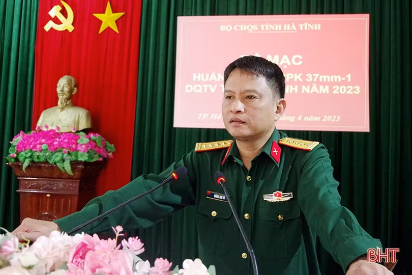 Hoàn thành khóa huấn luyện Đại đội Pháo Phòng không 37mm-1