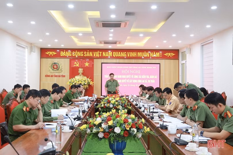 Nâng cao hiệu quả công tác kiểm tra, giám sát và kỷ luật của Đảng trong Công an Hà Tĩnh