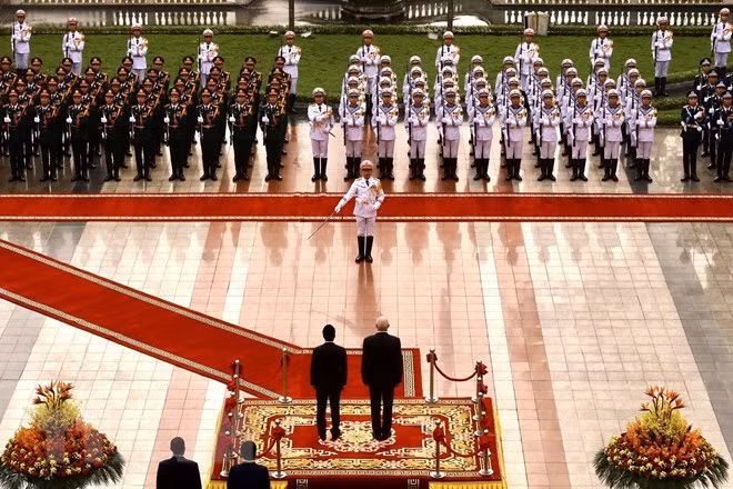 Chủ tịch nước Võ Văn Thưởng chủ trì Lễ đón chính thức Toàn quyền Australia