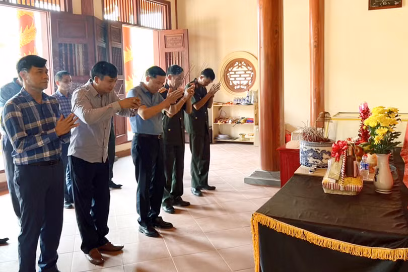 Bộ CHQS Hà Tĩnh chúc tết cổ truyền lực lượng vũ trang 3 tỉnh nước bạn Lào