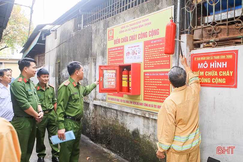 Liên kết phòng cháy, chữa cháy tại chỗ, người dân làng mộc Hà Tĩnh yên tâm sản xuất