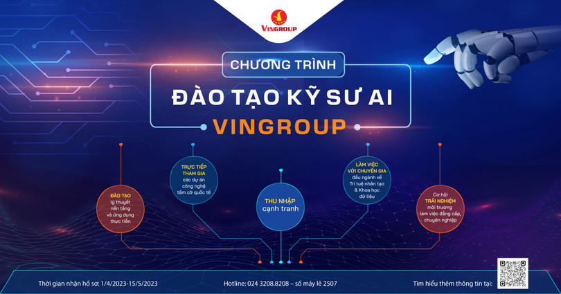 Chương trình Đào tạo Kỹ sư AI Vingroup tuyển sinh năm thứ 4