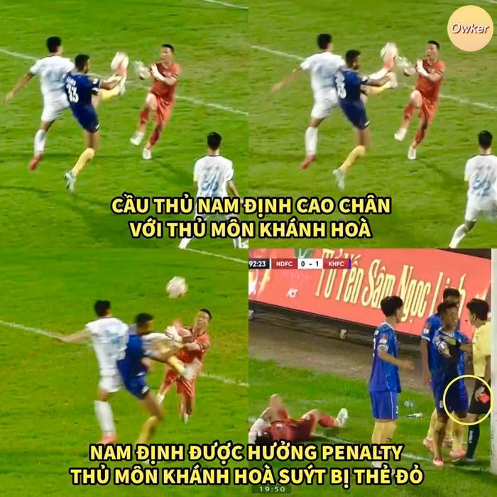 Trọng tài V.League bẻ còi tạo ra tình huống “độc lạ” chưa từng có