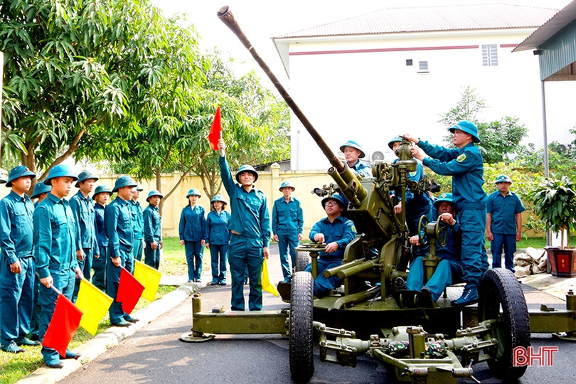Hoàn thành khóa huấn luyện Đại đội Pháo Phòng không 37mm-1