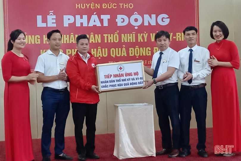 Hà Tĩnh quyên góp gần 630 triệu đồng ủng hộ người dân Thổ Nhĩ Kỳ và Syria