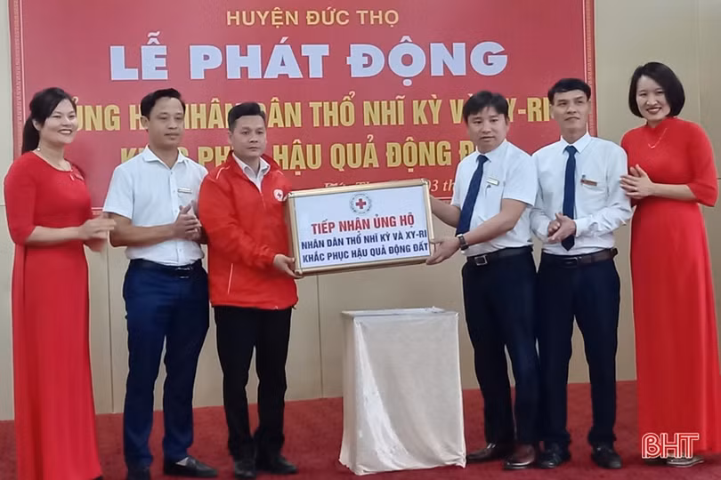 Hà Tĩnh quyên góp gần 630 triệu đồng ủng hộ người dân Thổ Nhĩ Kỳ và Syria