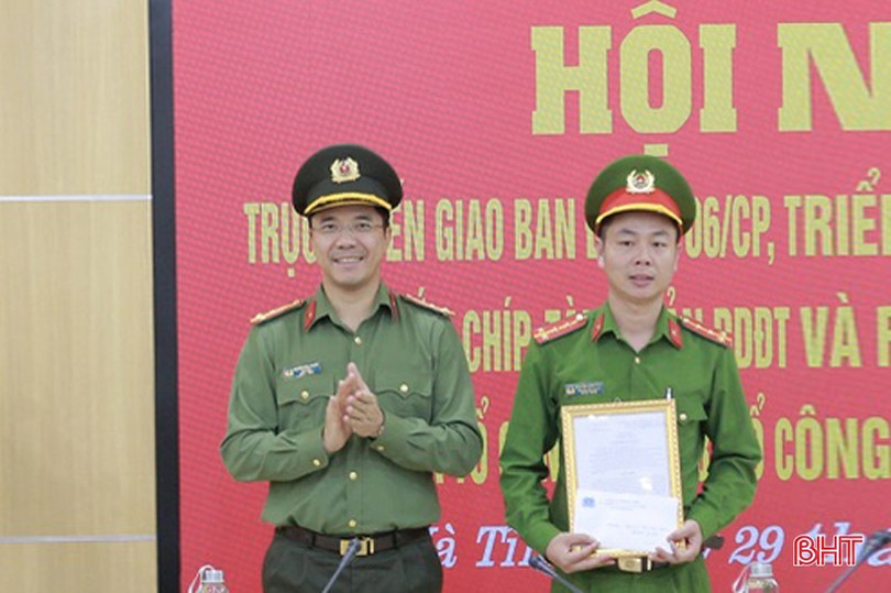 7 xã ở Hà Tĩnh hoàn thành cấp căn cước công dân