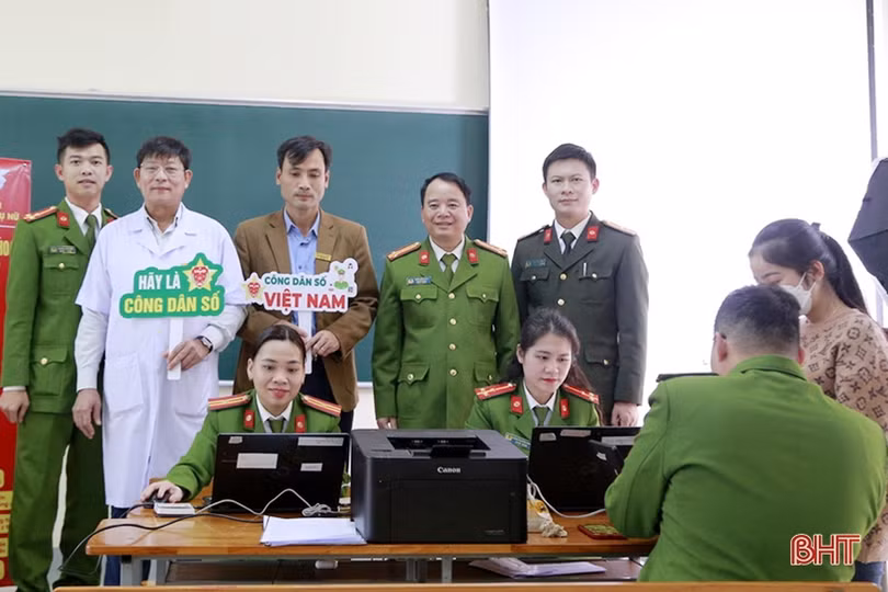 Hà Tĩnh dẫn đầu cả nước về tỷ lệ cấp căn cước công dân
