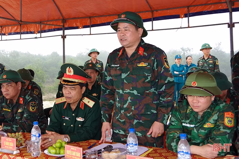 Bộ Tư lệnh Quân khu 4 khảo sát địa điểm tổ chức thực binh diễn tập khu vực phòng thủ tỉnh Hà Tĩnh năm 2023