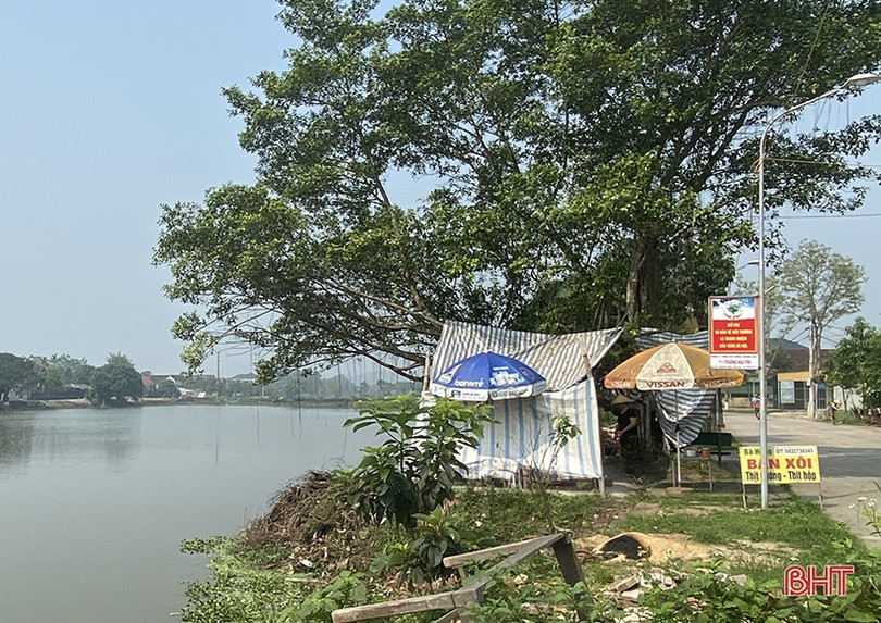 Thản nhiên xâm lấn hồ Bàu Mối ở Đức Thọ