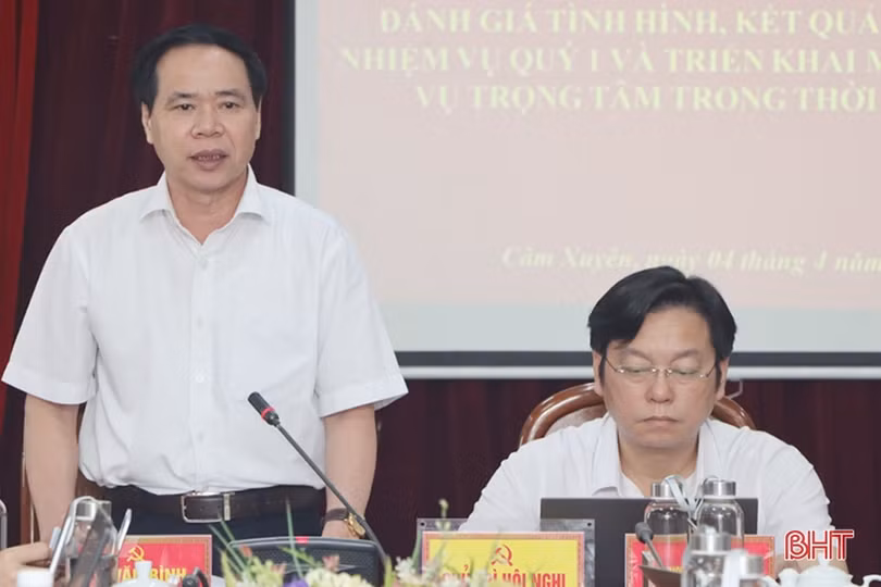 Cẩm Xuyên sẽ xây dựng lộ trình đóng cửa nghĩa trang ở Khu du lịch Thiên Cầm 