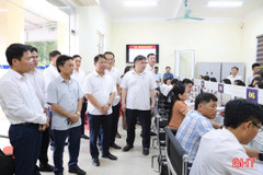 Vận hành thử nghiệm thông suốt trung tâm hành chính công cấp xã tại Hà Tĩnh