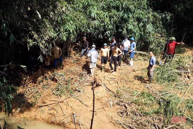 Tìm thấy thi thể người dân mất tích trong lũ ở Hương Khê