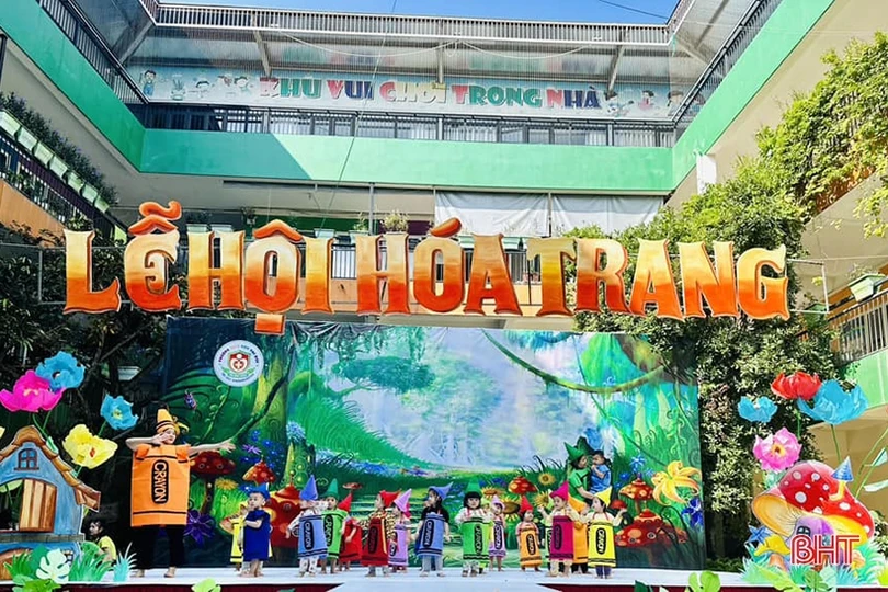 Hoá trang ngộ nghĩnh cùng các bạn nhỏ Trí Đức