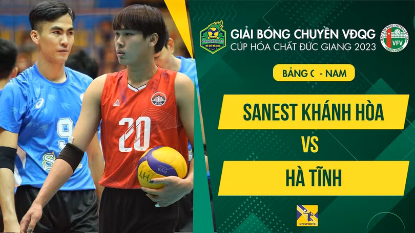 Link xem trực tiếp bóng chuyền nam Hà Tĩnh vs Sanest Khánh Hòa