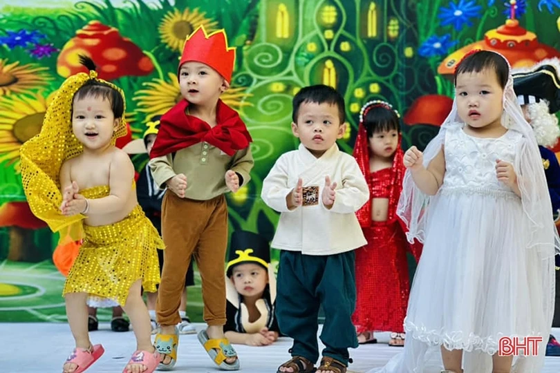 Hoá trang ngộ nghĩnh cùng các bạn nhỏ Trí Đức