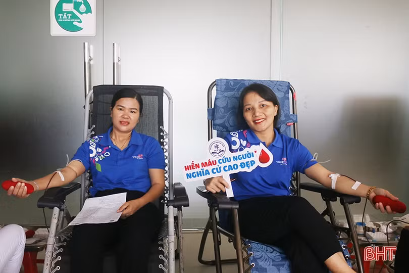 Ngày hội hiến máu tại Đại học Hà Tĩnh thu về 147 đơn vị máu.
