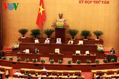 Kỳ họp thứ 8 Quốc hội khóa XIII đã trải qua tuần làm việc đầu tiên (Ảnh: Quang Trung)
