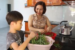Dạy trẻ em Hà Tĩnh làm việc nhà để rèn tính tự lập