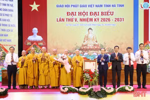 Thượng tọa Thích Chiếu Tuệ được suy cử Trưởng ban Trị sự Giáo hội Phật giáo tỉnh Hà Tĩnh 