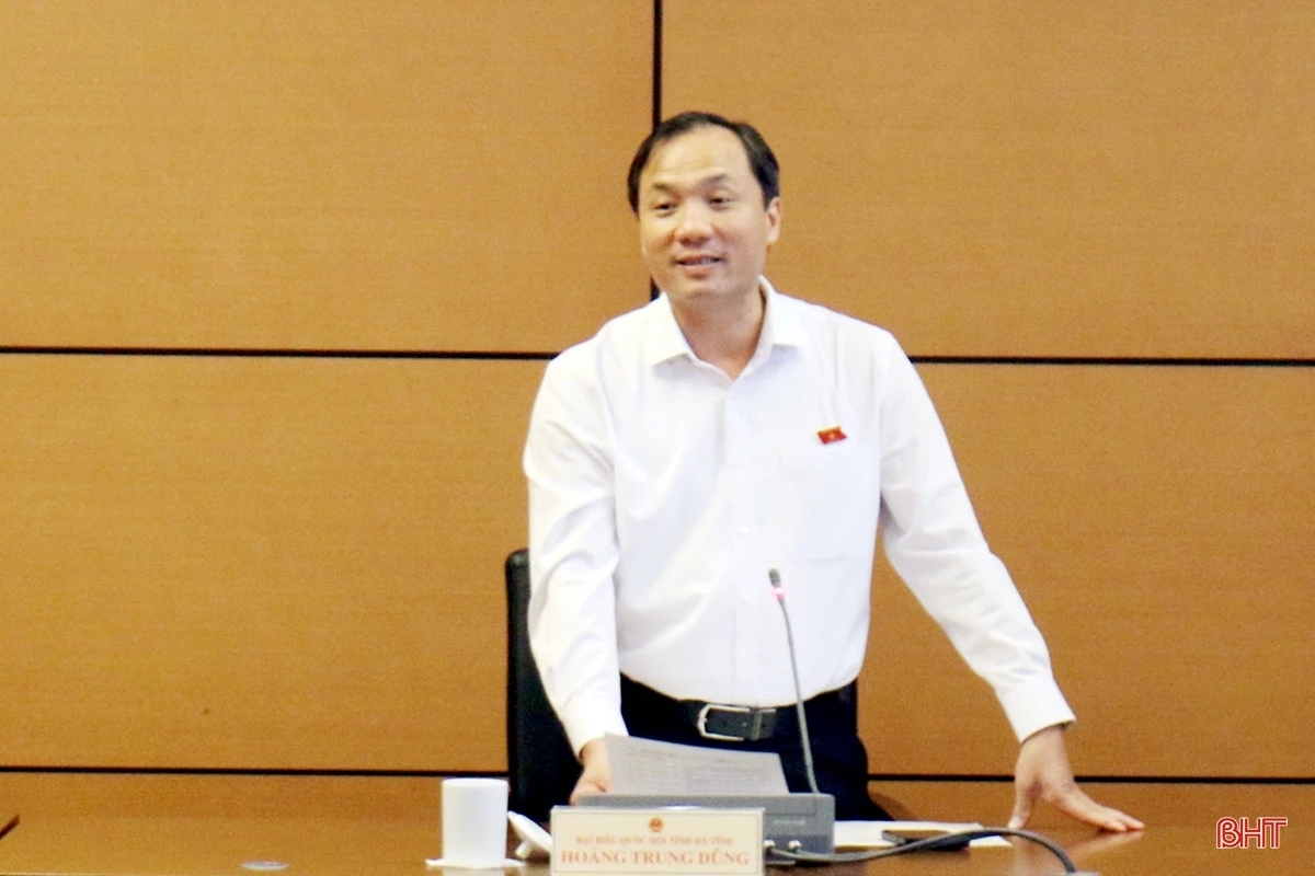 Đoàn ĐBQH tỉnh Hà Tĩnh thảo luận tổ về kinh tế - xã hội, ngân sách nhà nước