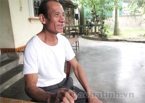 Ông Nguyễn Văn Ngụ, người đã trả lại số tiền 180 triệu đồng cho Ban giải phóng mặt bằng TP. Hà Tĩnh.