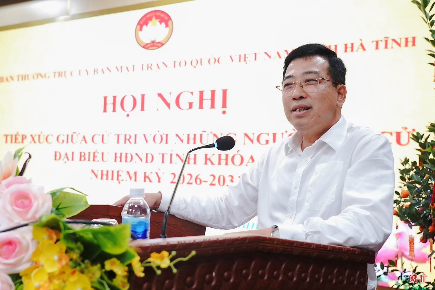 Đồng chí Trần Tú Anh trình bày chương trình hành động.