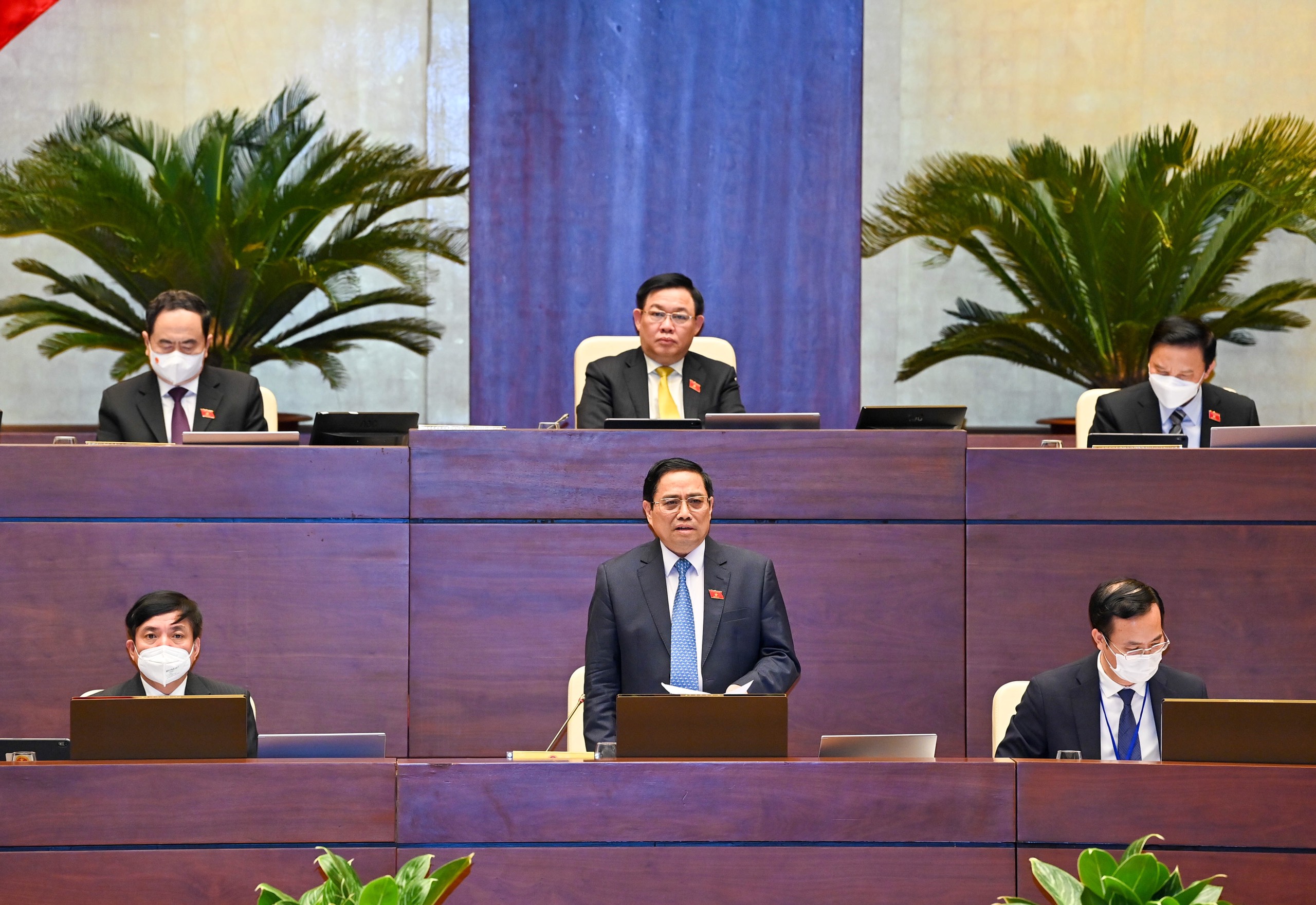 Tạo sinh kế, bảo đảm công ăn việc làm là yếu tố quyết định để giúp người dân an cư lạc nghiệp trên mảnh đất quê hương. Ảnh VGP/Nhật Bắc Thủ tướng Chính phủ: Huy động mọi nguồn lực phục hồi, phát triển KTXH