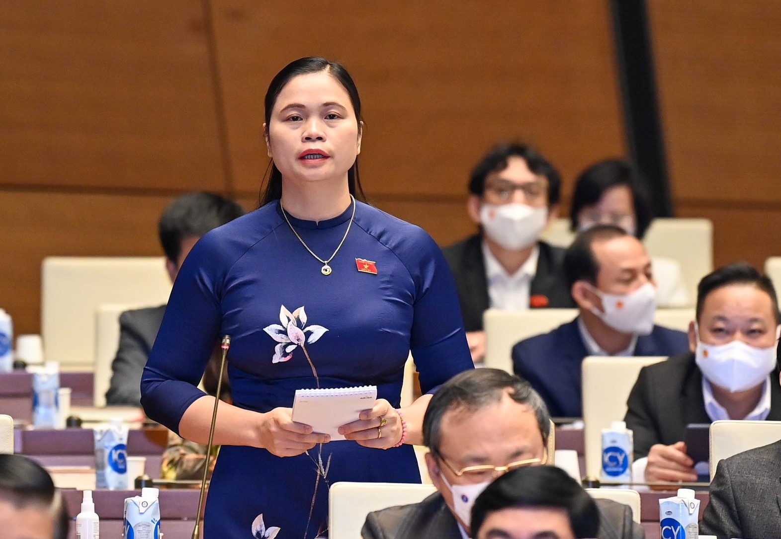 Đại biểu Ma Thị Thúy (Tuyên Quang). Ảnh VGP/Nhật Bắc Thủ tướng Chính phủ: Huy động mọi nguồn lực phục hồi, phát triển KTXH