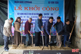 Khởi công xây dựng 3 nhà tình nghĩa ở Hương Sơn