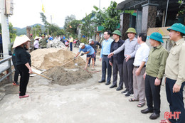 Hương Sơn cao điểm xây dựng nông thôn mới, đô thị văn minh