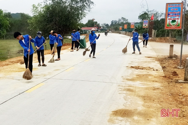 Tuổi trẻ Vũ Quang sôi nổi với nhiều phần việc trong Tháng Thanh niên