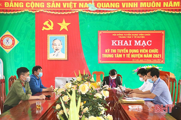 Thi tuyển 52 viên chức làm việc tại Trung tâm Y tế huyện Kỳ Anh