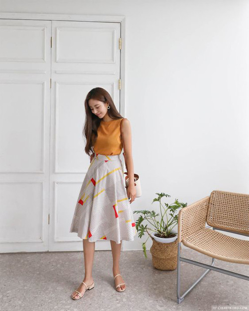 Phối sandal cho set đồ mùa hè