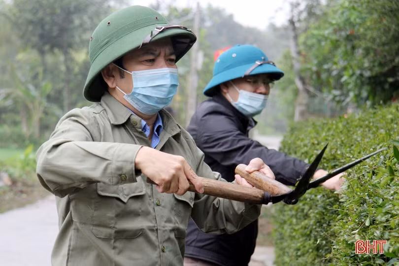 Hương Sơn tăng tốc “cán đích” huyện nông thôn mới vào quý II/2021