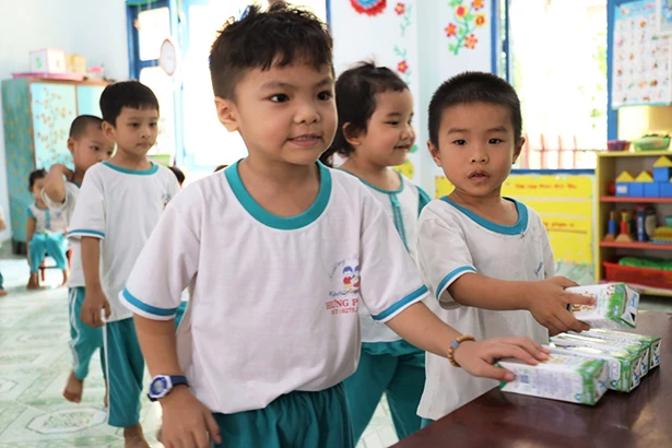 4 năm triển khai, sữa học đường “được lòng” cả thầy trò, phụ huynh