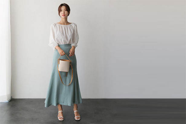 Phối tông xanh cho set đồ mùa hè