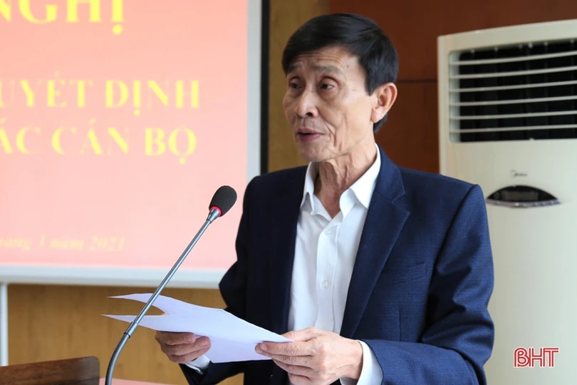 Sở Kế hoạch và Đầu tư Hà Tĩnh có tân giám đốc