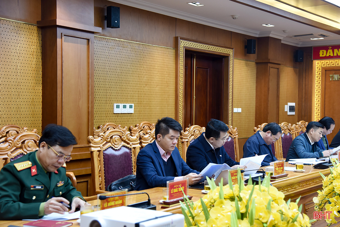 Ban Thường vụ Tỉnh ủy Hà Tĩnh kiểm điểm công tác lãnh đạo, chỉ đạo năm 2020