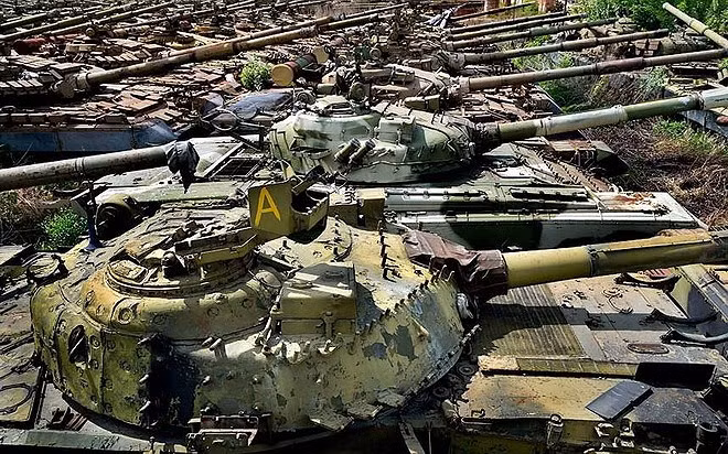 “Choáng” trước số lượng xe tăng trong tình trạng bảo quản sẵn sàng chiến đấu của Nga