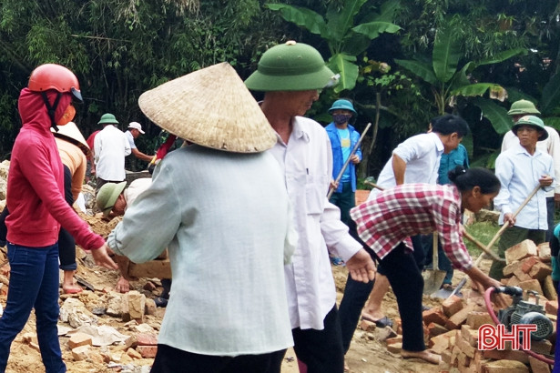 Lộc Hà khởi công xây dựng nhà thờ cho gia đình liệt sĩ Nguyễn Minh Thanh